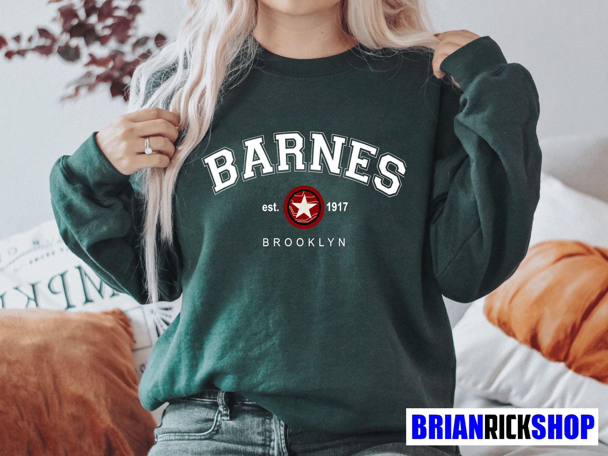 Barnes 1917 Brooklyn Unisex Sweatshirt Beeteeshop