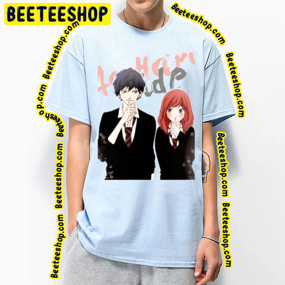 Blue Spring Ride Cute Kou X Futaba Fanart Ao Haru Ride Trending Unisex