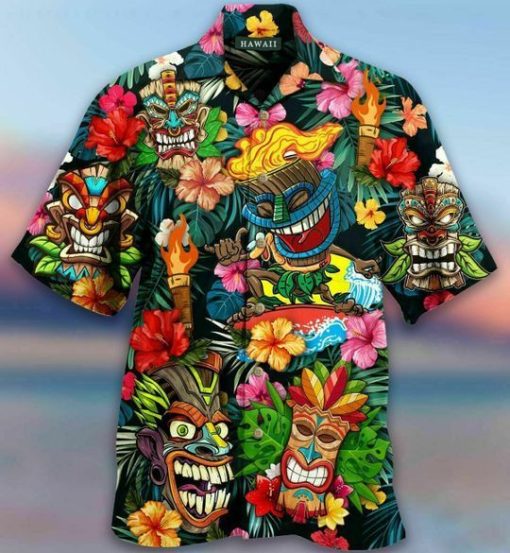Aloha Tiki Tiki Awesome Hawaiian Shirt