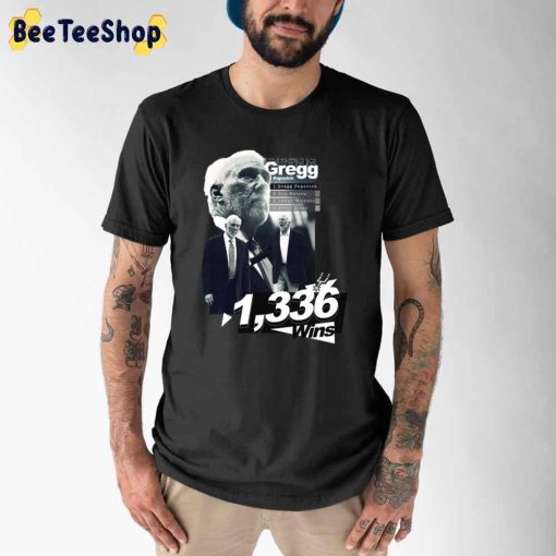 1336 Wins Gregg Popovich Unisex T-Shirt