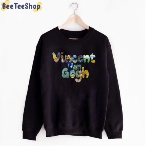 Art Text Vincent Van Gogh Unisex T-Shirt