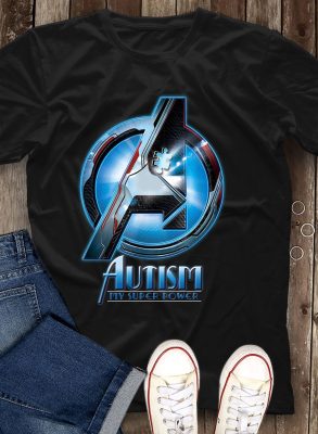 Avengers Autism My Super Power Unisex T-Shirt