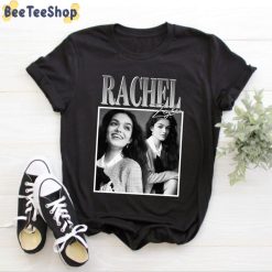 Black And White Vintage Style Rachel Zegler Shirt 1 Black