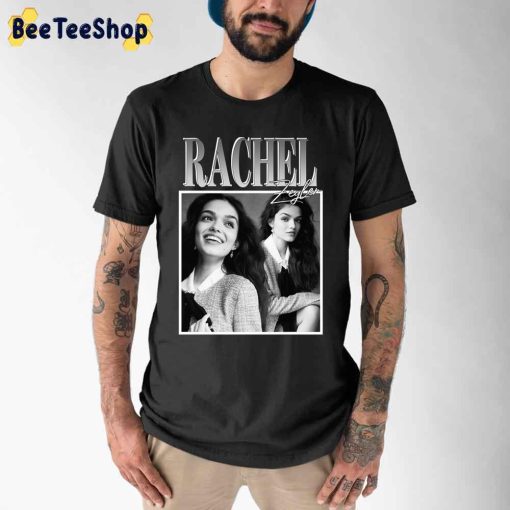 Black And White Vintage Style Rachel Zegler Unisex T-Shirt