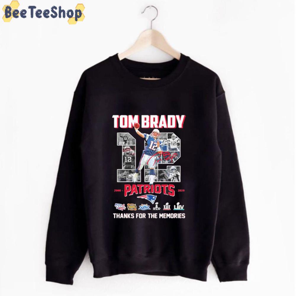Classic Sytle Tom Brady Thank You For The Memories Football Player Unisex T-Shirt