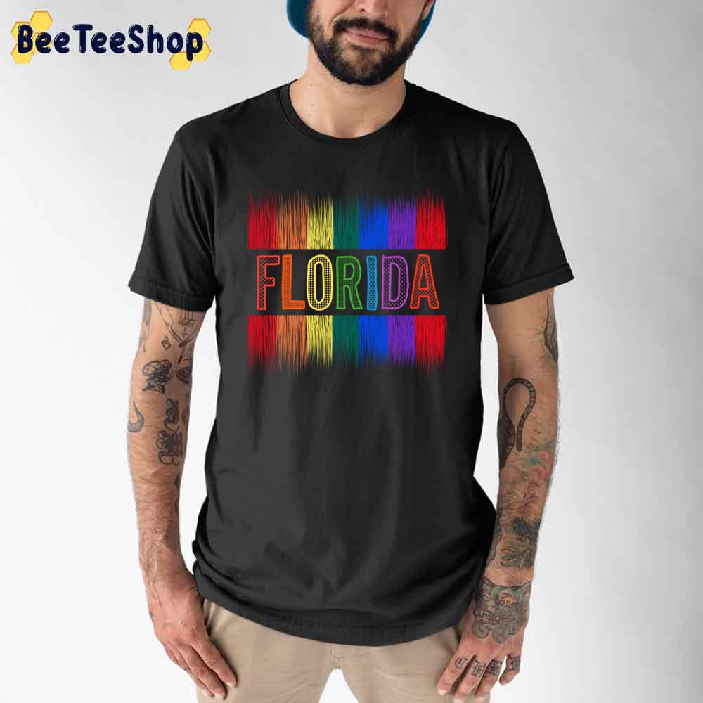 Florida Proud LGBTQ Gay Unisex T-Shirt