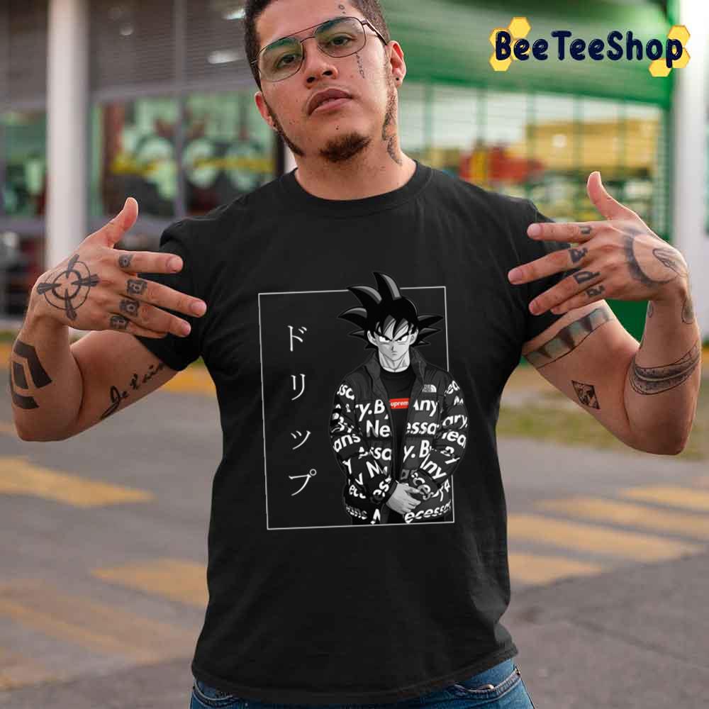 Goku Weed Genkidama Drip T-Shirt • SuperSaiyanShop