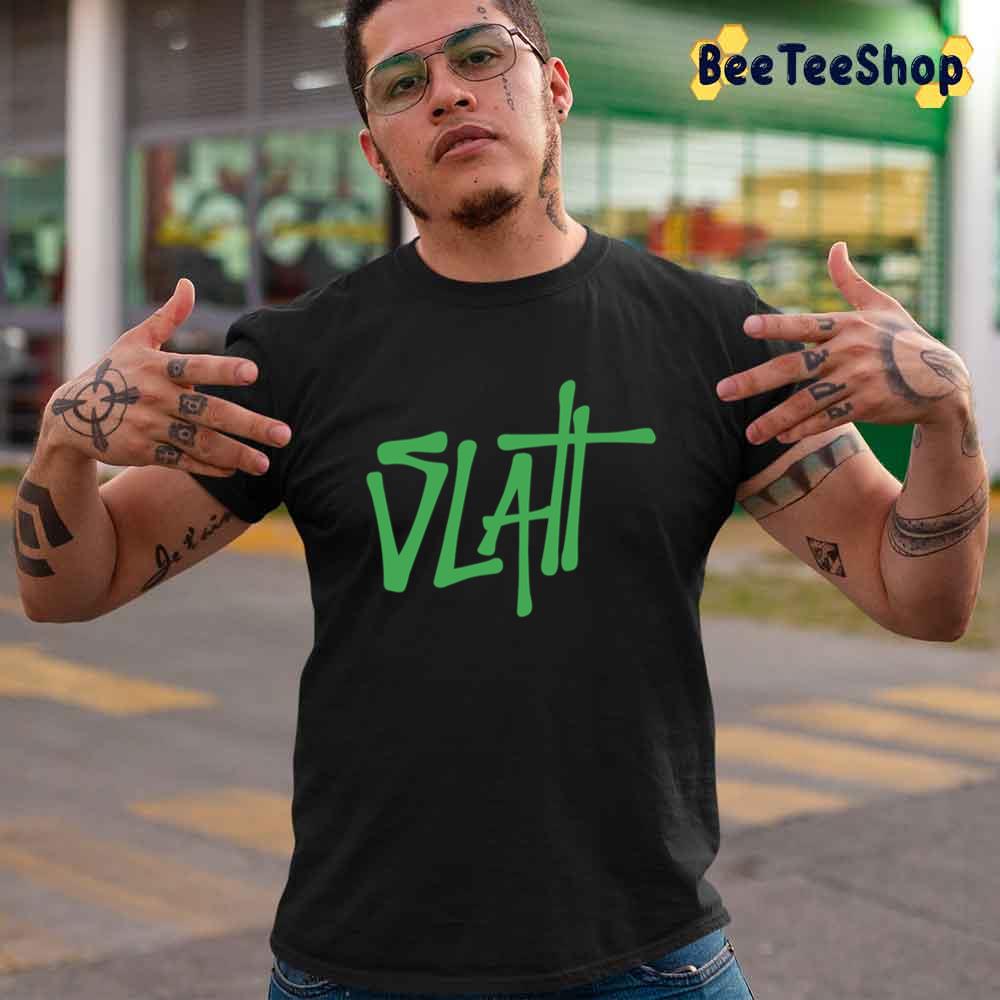 Green Text Style Slatt Young Thug Rapper Unisex T-Shirt