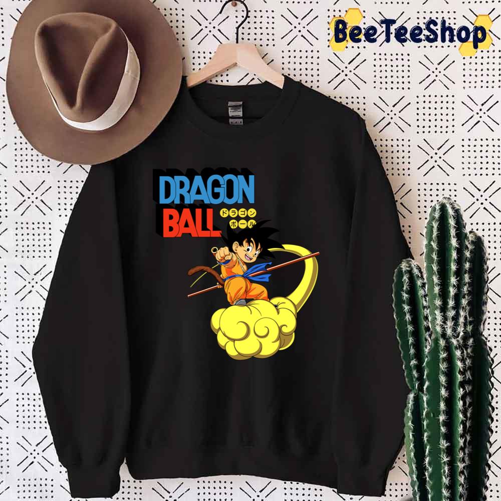 Kid Goku And Flying Nimbus Dragonball Unisex T-Shirt