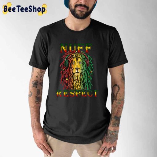 Lion Retro Vintage Nuff Respect Unisex T-Shirt