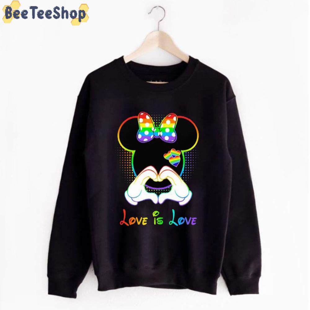 Love Is Love Heart Minnie Mouse Disney LGBT Unisex T-Shirt