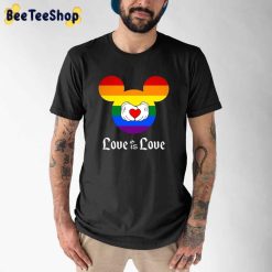 Love is Love Mickey Mouse Disney LGBT Unisex T-Shirt