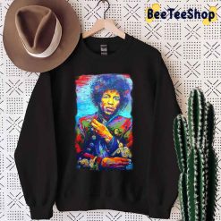 Painting Style Jimi Hendrix Sweatshirt Sweatshirt