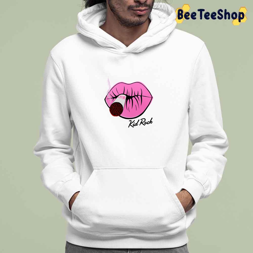 Pink Lip Kid Rock Unisex Sweatshirt