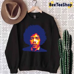 Pop Art Portrait Jimi Hendrix Unisex Sweatshirt