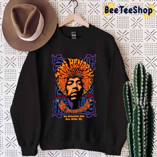 Retro Style Aesthetic Jimi Hendrix Unisex T-Shirt