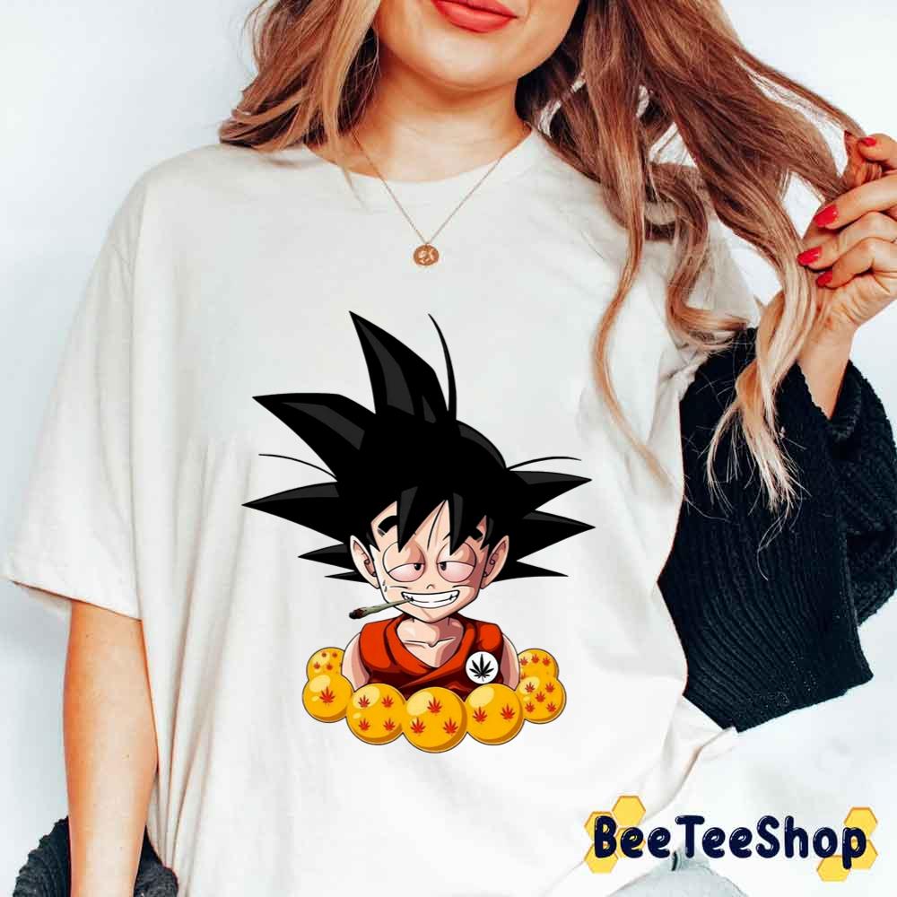Smoke Weed Funny Goku Unisex T-Shirt