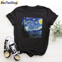 Digital Art In Tee Starry Night Vincent Van Gogh Unisex T-Shirt