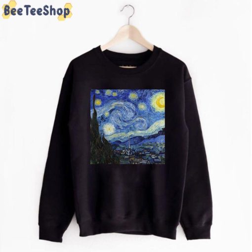 Digital Art In Tee Starry Night Vincent Van Gogh Unisex T-Shirt