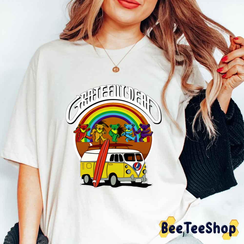 Sunset Car Van Grateful Dead Band Unisex T-Shirt