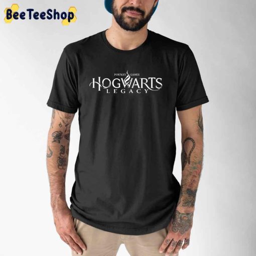 White Design Hogwarts Legacy Logo Game Unisex T-Shirt
