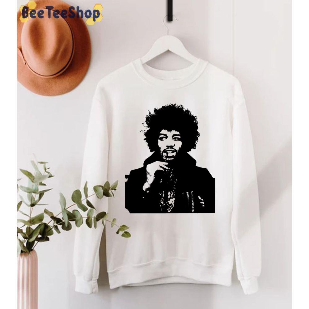 Black Style Pop Art Jimi Hendrix Unisex T-Shirt