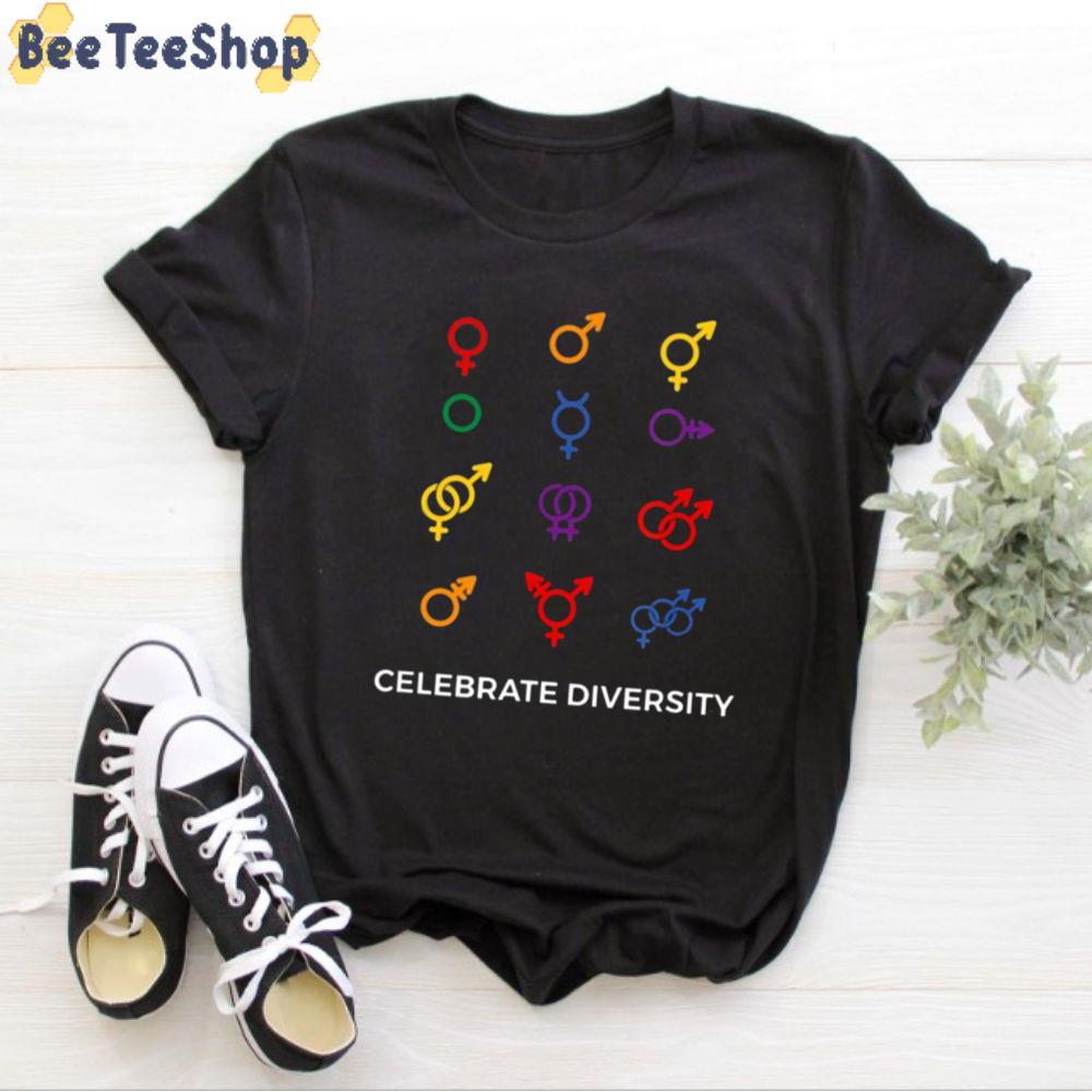 Celebrate Diversity LGBT Unisex T-Shirt