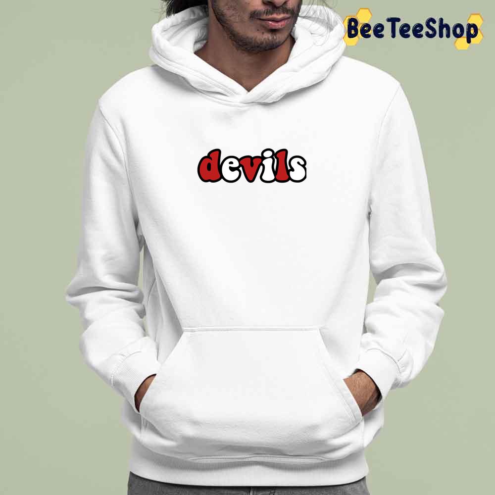 Color Text New Jersey Devils Hockey Unisex T-Shirt