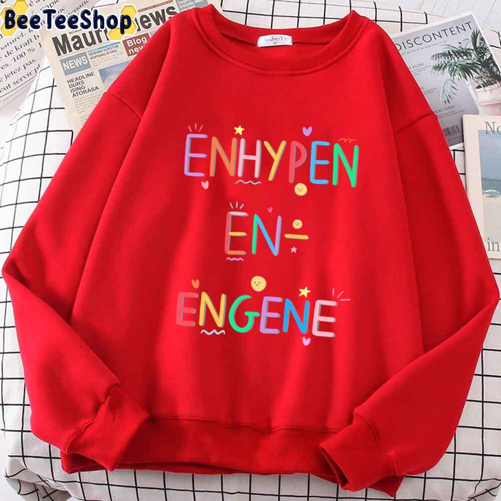 Cute Logo And Engene Enhypen Kpop Unisex Sweatshirt