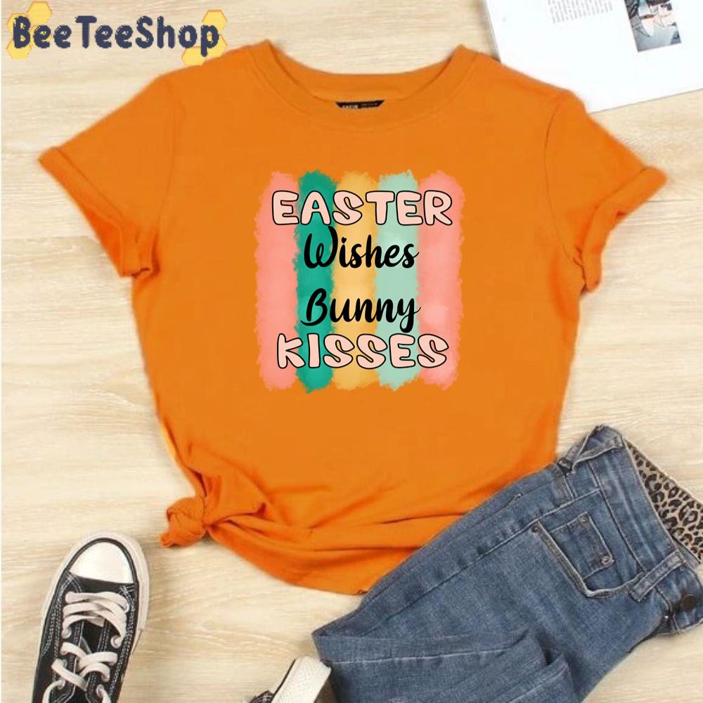 Easter Wishes Bunny Kisses Easter Day Unisex T-Shirt