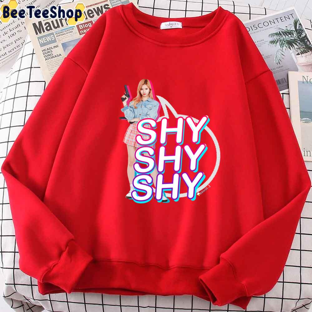 Gradient Style Shyshyshy Twice Kpop Unisex Sweatshirt