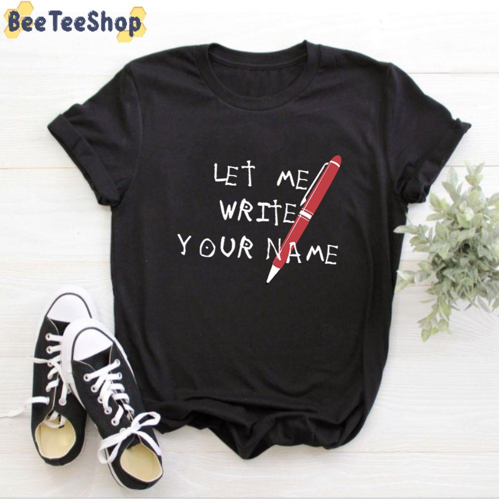 Let Me Write Your Name Death Note Unisex T-Shirt
