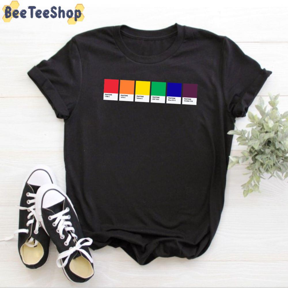 LGBT Color Pantone Pallete Gay Unisex T-Shirt