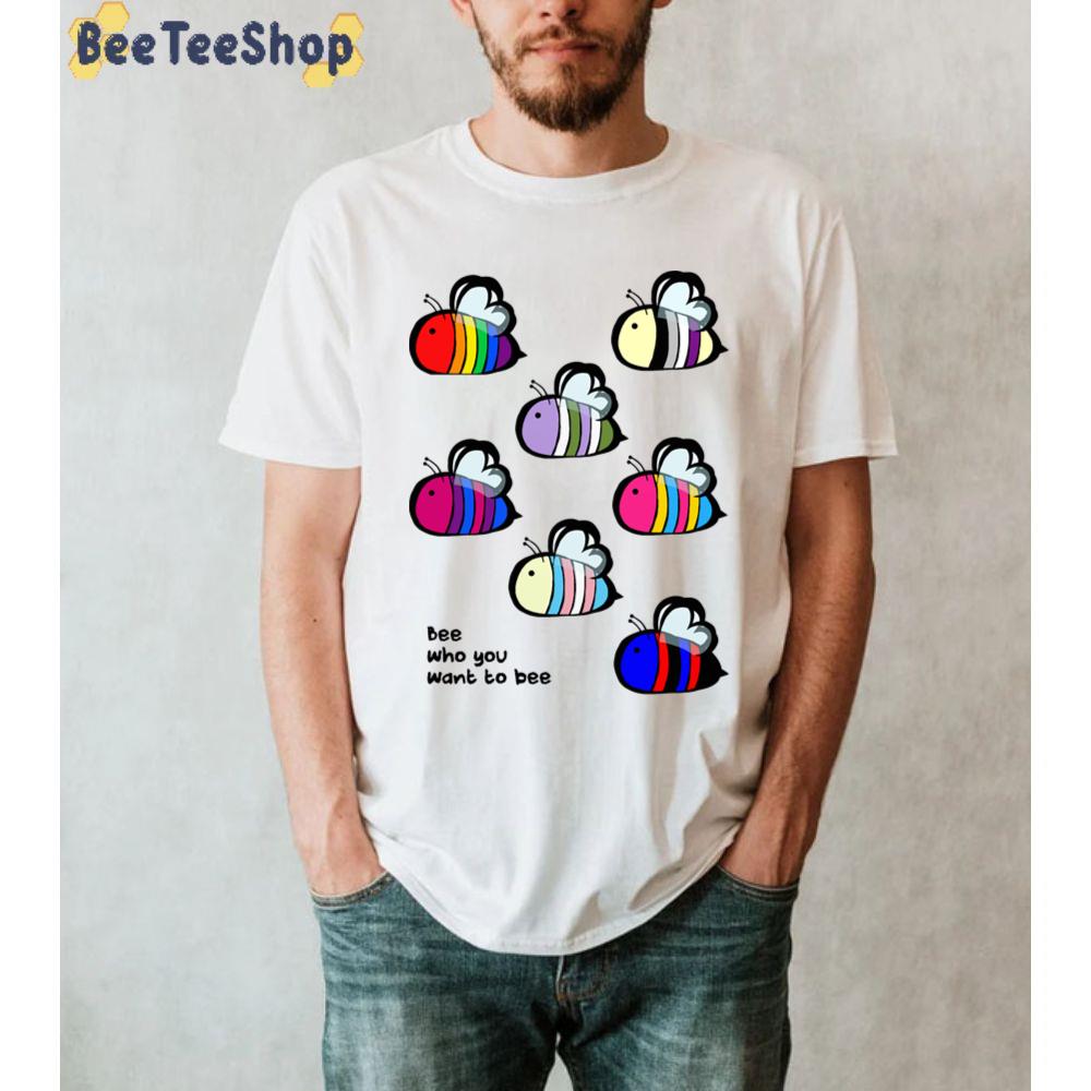 LGBT Pride Bee Swarm Essential Unisex T-Shirt