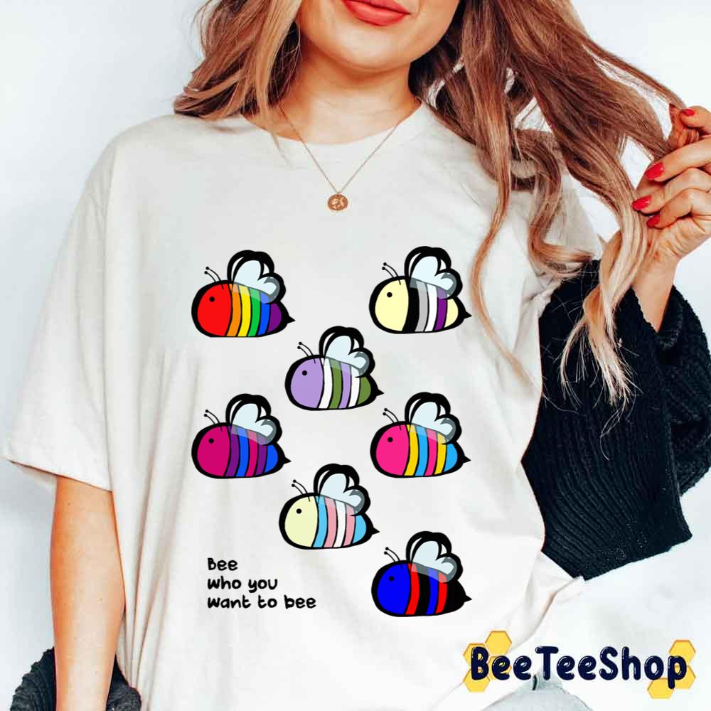 LGBT Pride Bee Swarm Essential Unisex T-Shirt