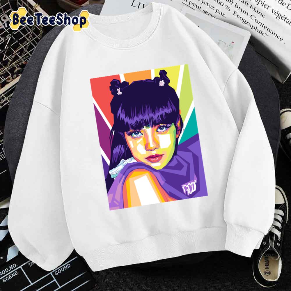 Retro Art Lisa Blackpink Kpop Unisex Sweatshirt