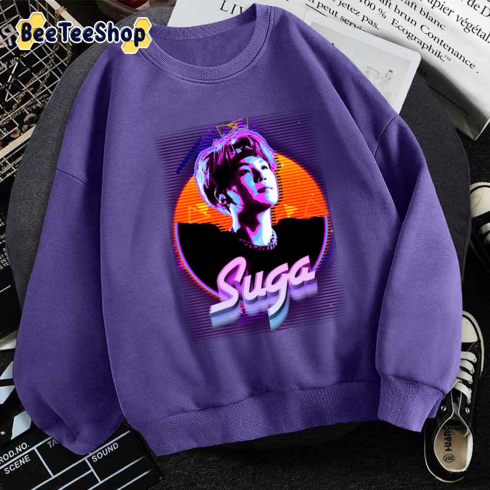 Retro Suga Bts Kpop Unisex Sweatshirt