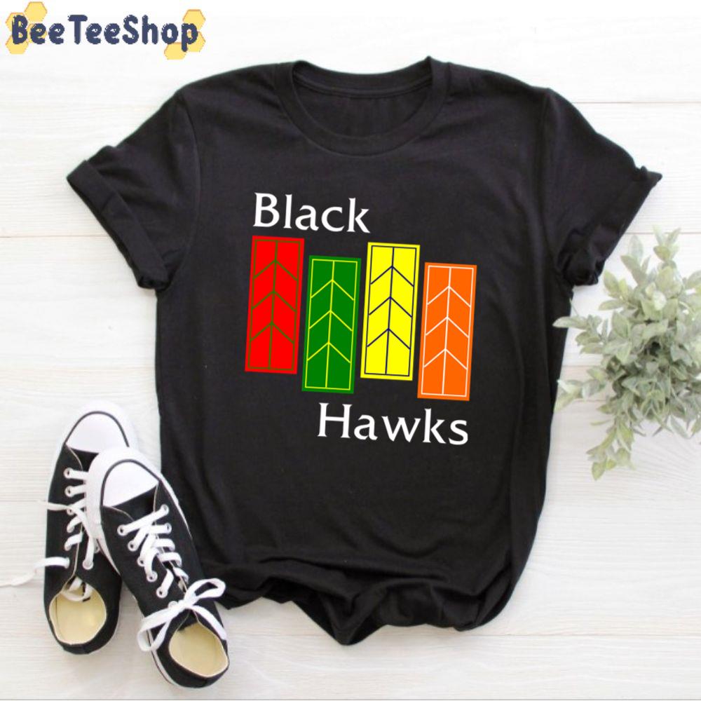 Reverse Colors Chicago Blackhawks Hockey Unisex T-Shirt