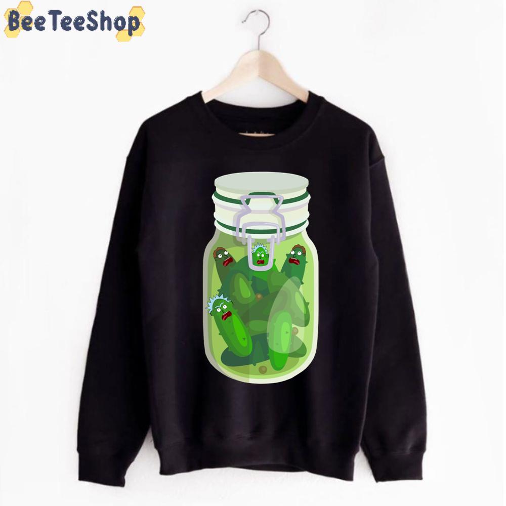 Rick And Morty In Pickle Jar unisex T-Shirt