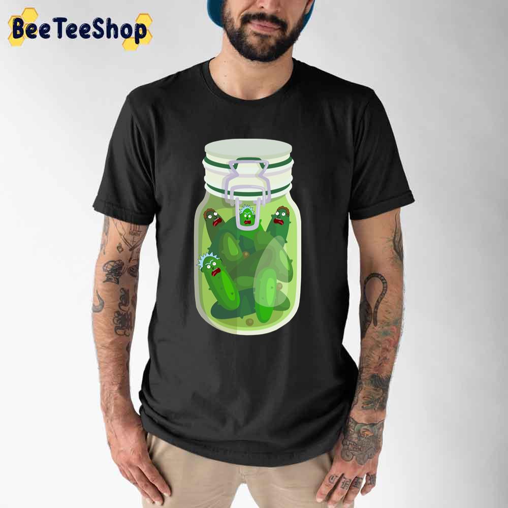 Rick And Morty In Pickle Jar unisex T-Shirt