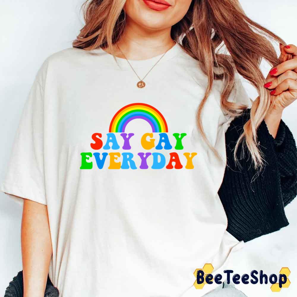 Say Gay Everyday Essential Unisex T-Shirt