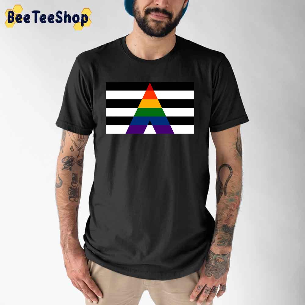 Solid Lgbt Ally Pride Flag Unisex T-Shirt