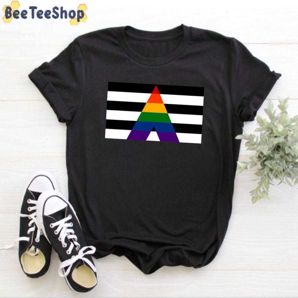 Solid Lgbt Ally Pride Flag Unisex T-Shirt