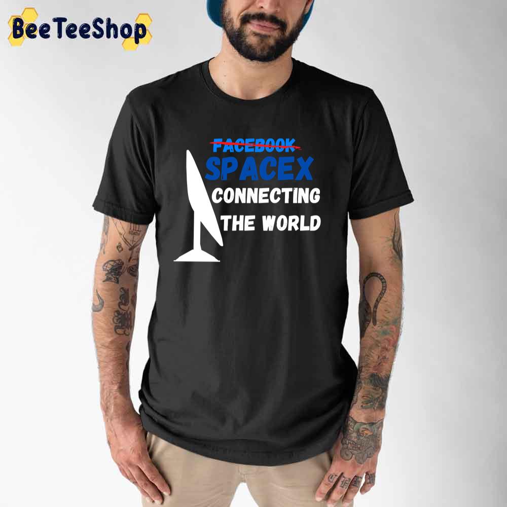 Space X Connecting The World Starlink Unisex T-Shirt