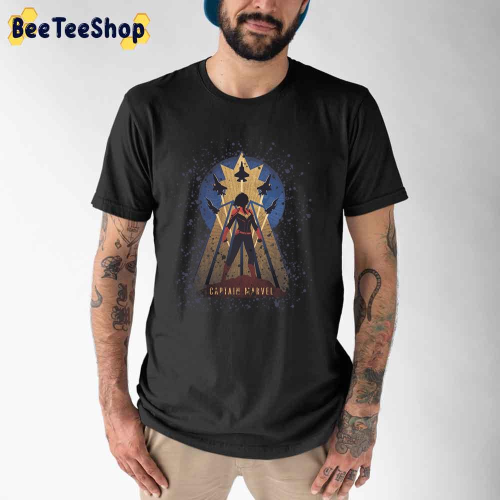 Vintage Grunger Captain Marvel Unisex T-Shirt