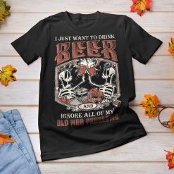 I Just Want To Drink Beer International Beer Day Unisex T-Shirt
