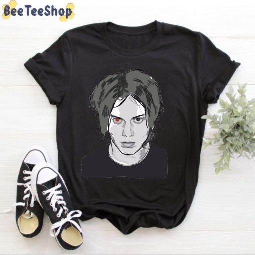 Red Eye Jack White Unisex T-Shirt