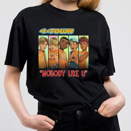 4 Town Nobody Like U Boy Band Turning Red Movie Graphic Unisex T-Shirt