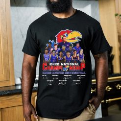 Kansas Jayhawks Winner Final Four March Madness 2022 Signature Unisex T-Shirt