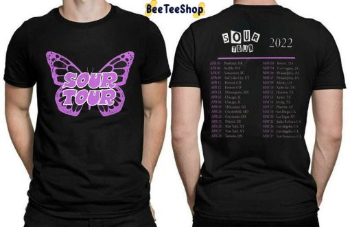 The Sour Tour 2022 Olivia Rodrigo Unisex T-Shirt